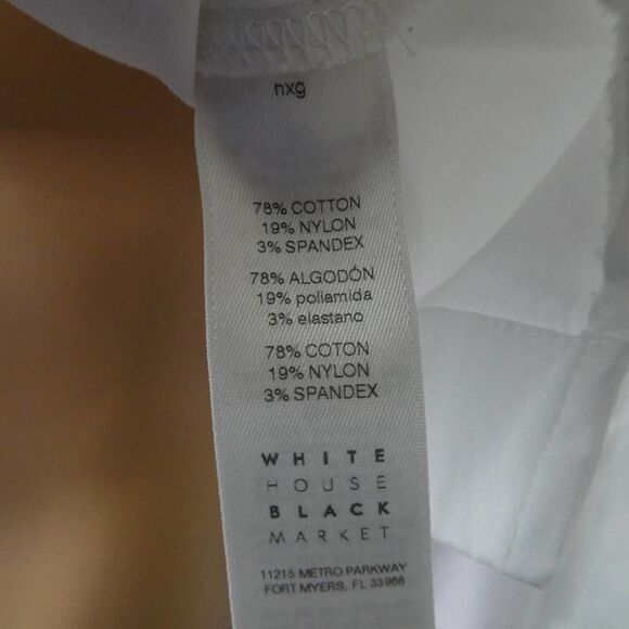 WHBM White House Black Market V Neck Bell Layered Sleeve Blouse Top Romantic 4 - Picture 8 of 11